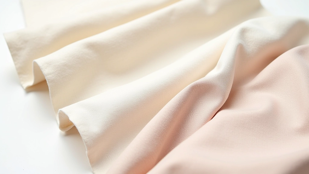 Farklı kumaş türleri ve dokuları gösteren moda materyalleri koleksiyonu